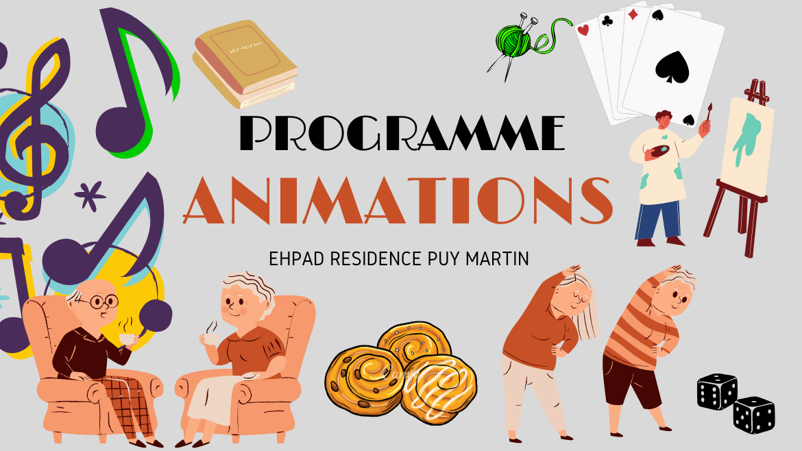 Programme des animations et menus du 7 au 13 février 2022